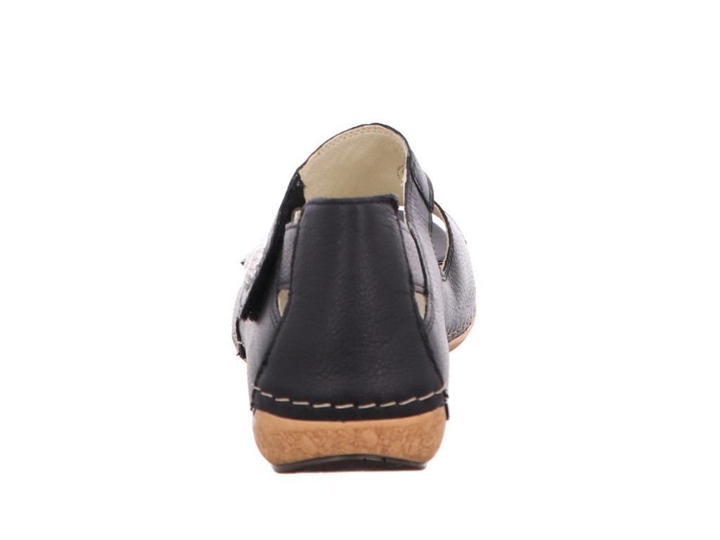 WALDLÄUFER Komfort Sandalen schwarz 342021