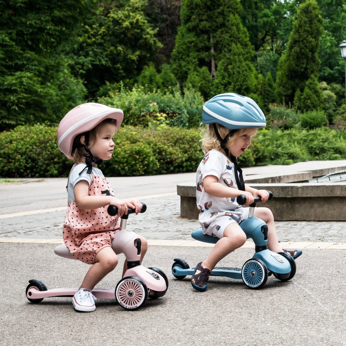 Scoot and Ride Kinderfahrzeug Lauflernhilfe Highwaykick 1 - Lauflernhilfe und Kickboard, Lauflernhilfe und Kickboard in einem