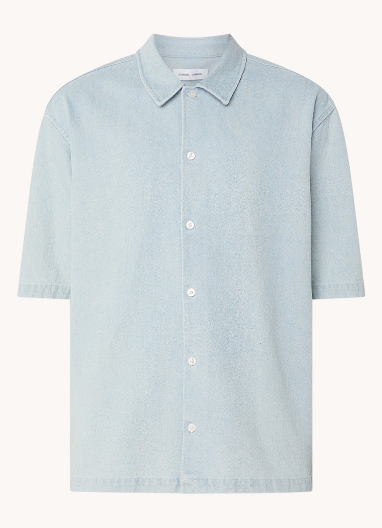 SAMSŘE SAMSŘE Cămașă din denim cu croială clasică Ayo