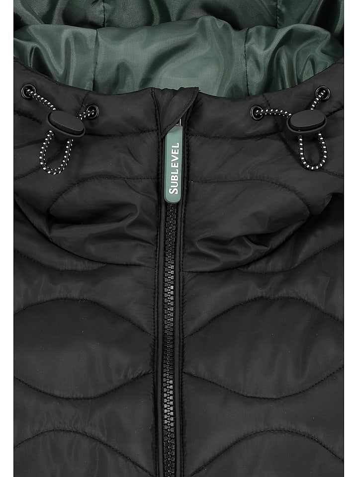 Sublevel Steppmantel in Schwarz günstig kaufen