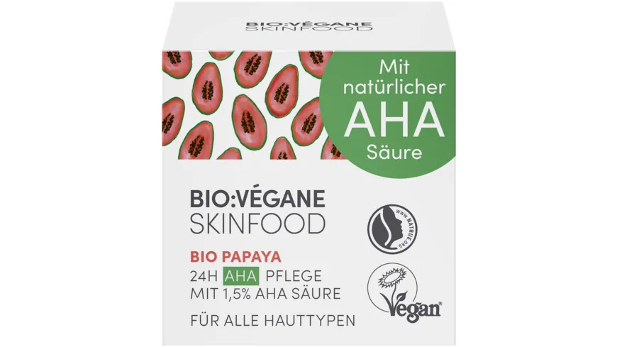 BIO:VÈGANE SKINFOOD Bio Papaya 24h Pflege 50 ml