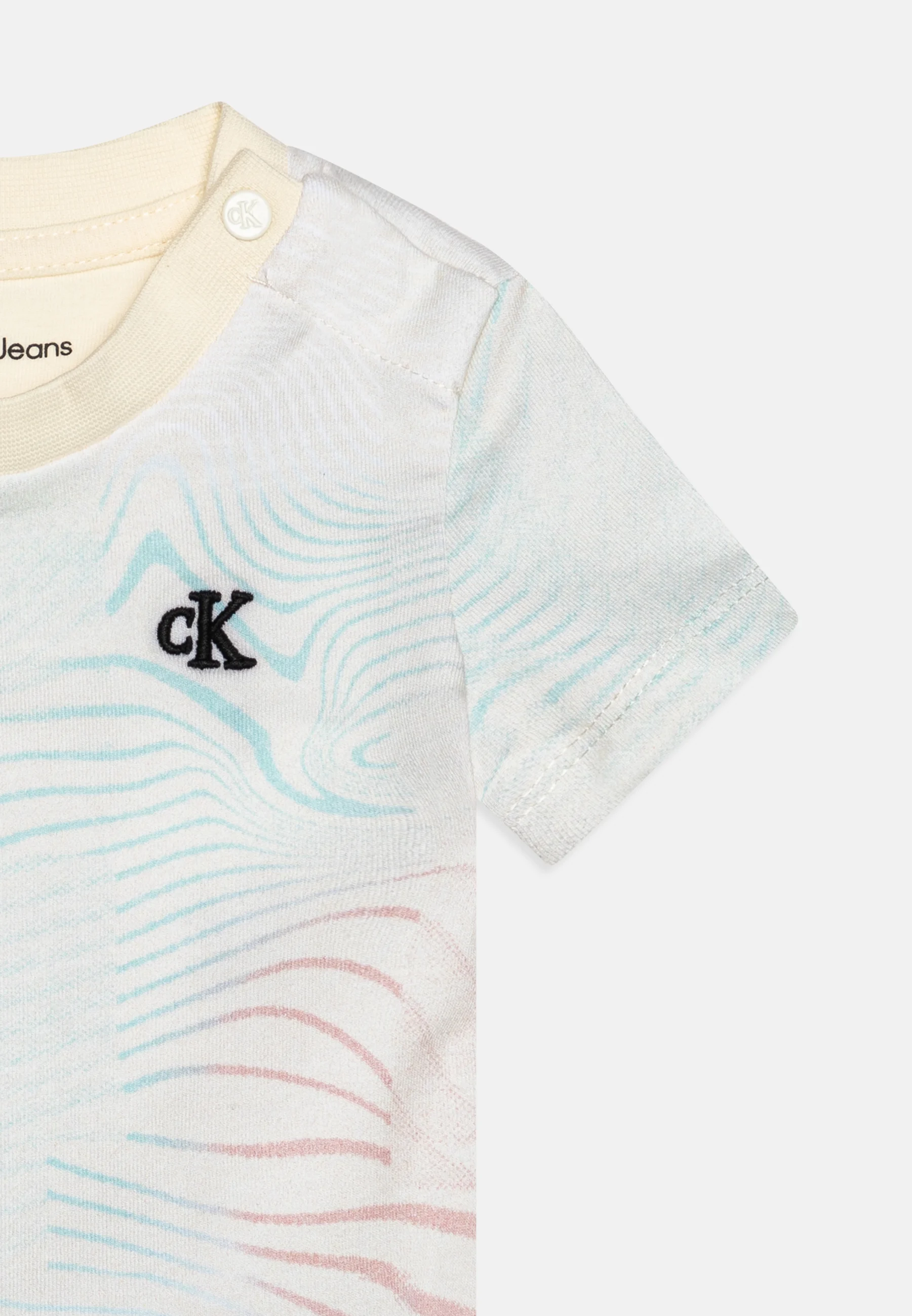 Calvin Klein Jeans BABY SUMMER WAVE UNISEX - Camiseta con estampado