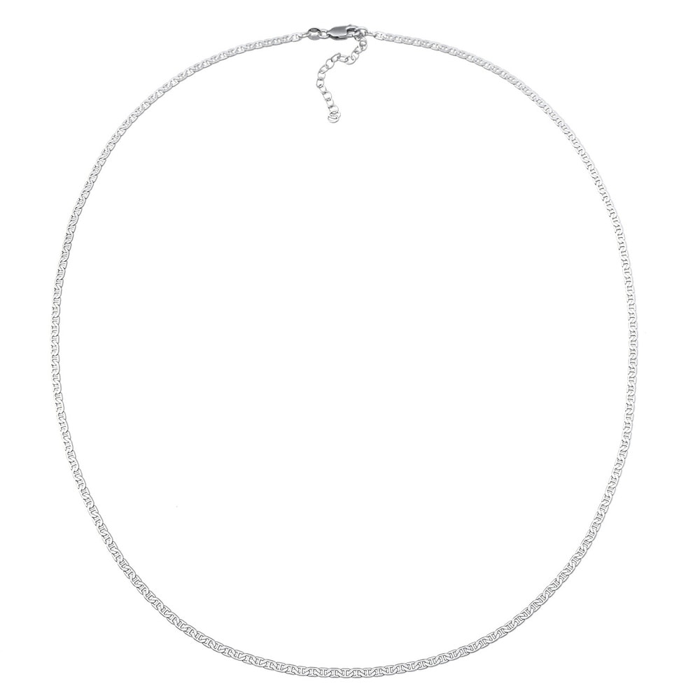 KUZZOI KUZZOI Collier Hommes de base massif moderne en argent sterling 925 collier
