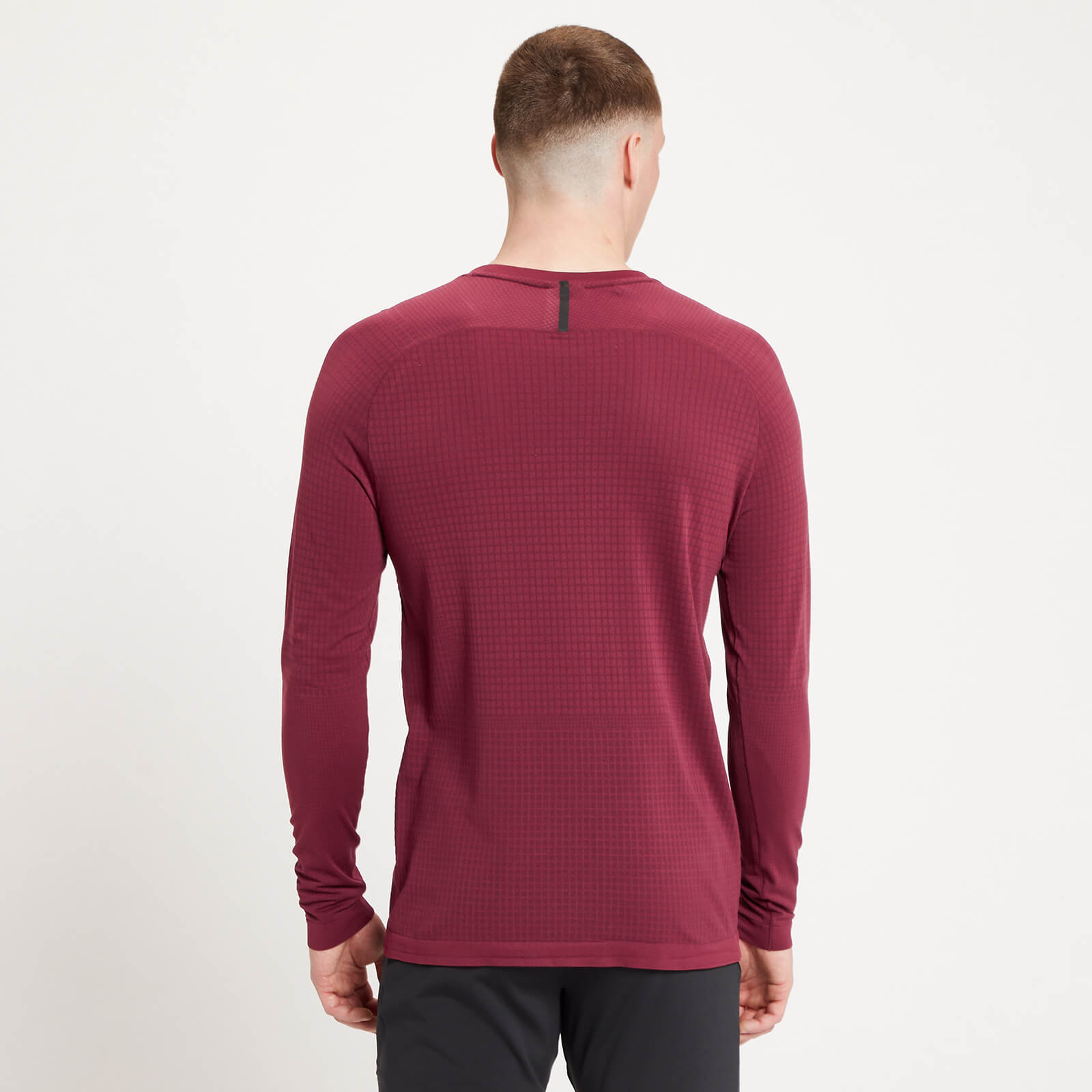 Haut sans coutures à manches longues MP Tempo Ultra pour hommes – Merlot