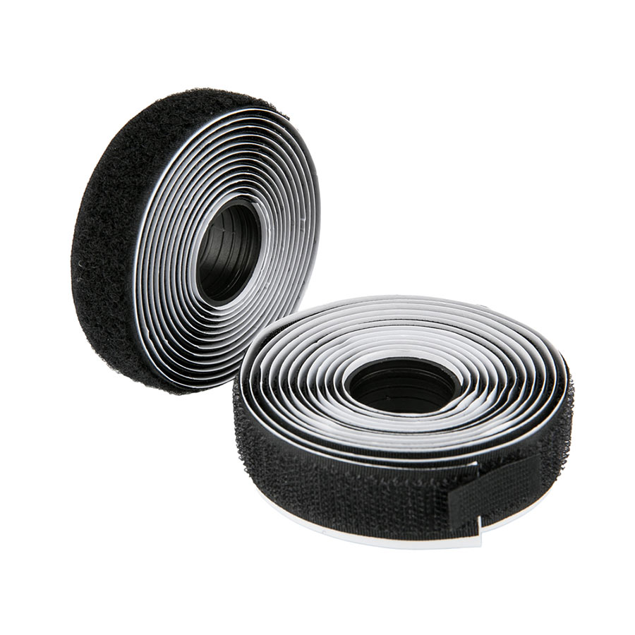 Klettverschluss rauh, weich klebend von Norauto, schwarz, 2 x 2 m - ATU