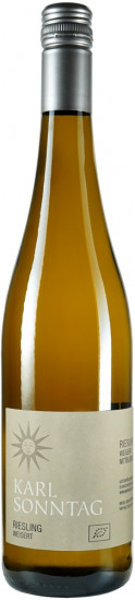 2020 Riesling Nitteler Leiterchen, Weisert, halbtrocken Bio - Weingut Karl Sonntag