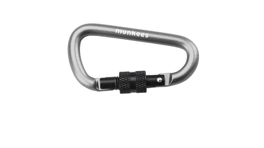 munkees Schraubverschluss Karabiner D Form