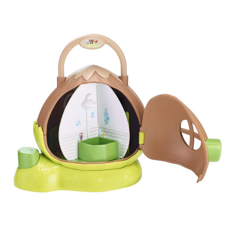 Maison noisette et 1 personnage Klorofil