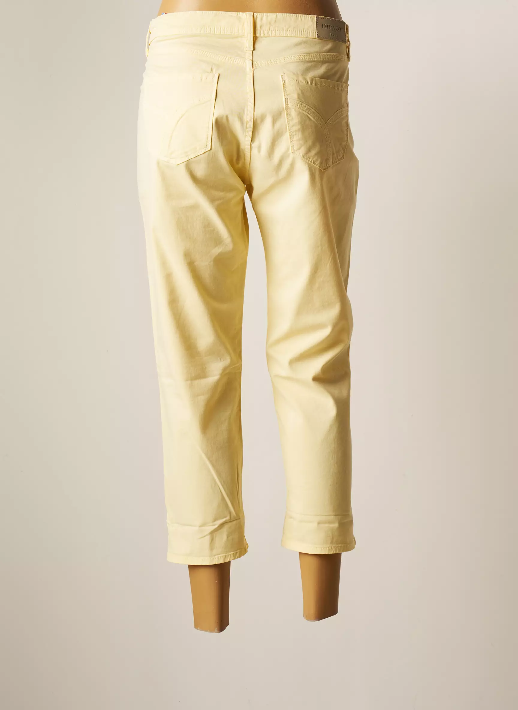 Impaqt Pantalon7 8 Femme couleur jaune