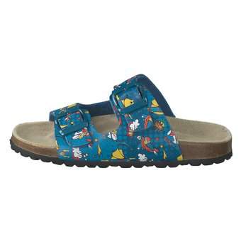 Leone Pantolette in blau