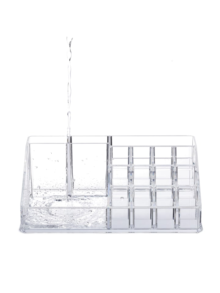 relaxdays Kosmetikorganizer in Transparent günstig kaufen onesize