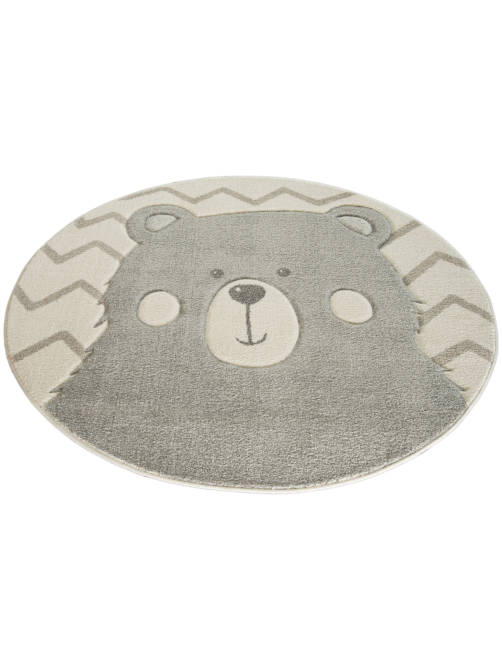 Karlo Kinder-Teppich, Grau/Beige