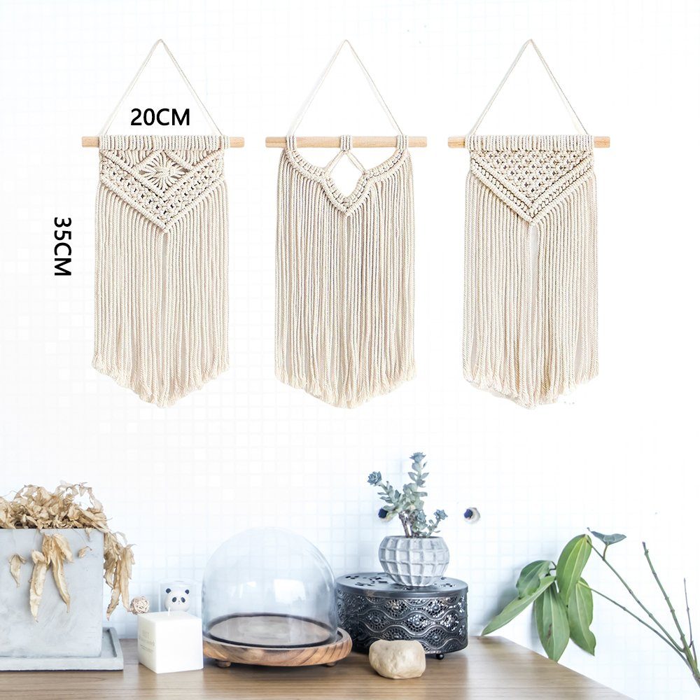 Wandteppich Wandbehang,Wandteppich Boho Deko,Große Handgewebt Tapisserie, Questive