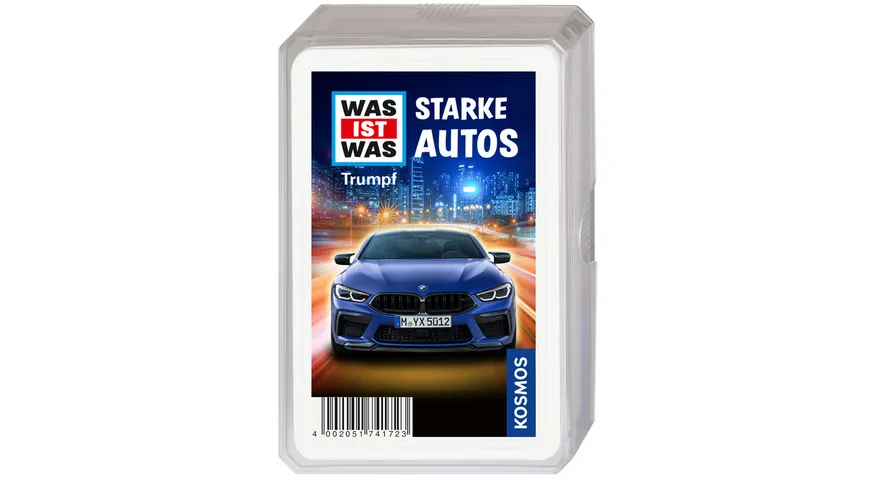 KOSMOS - WAS IST WAS Trumpfspiel Starke Autos