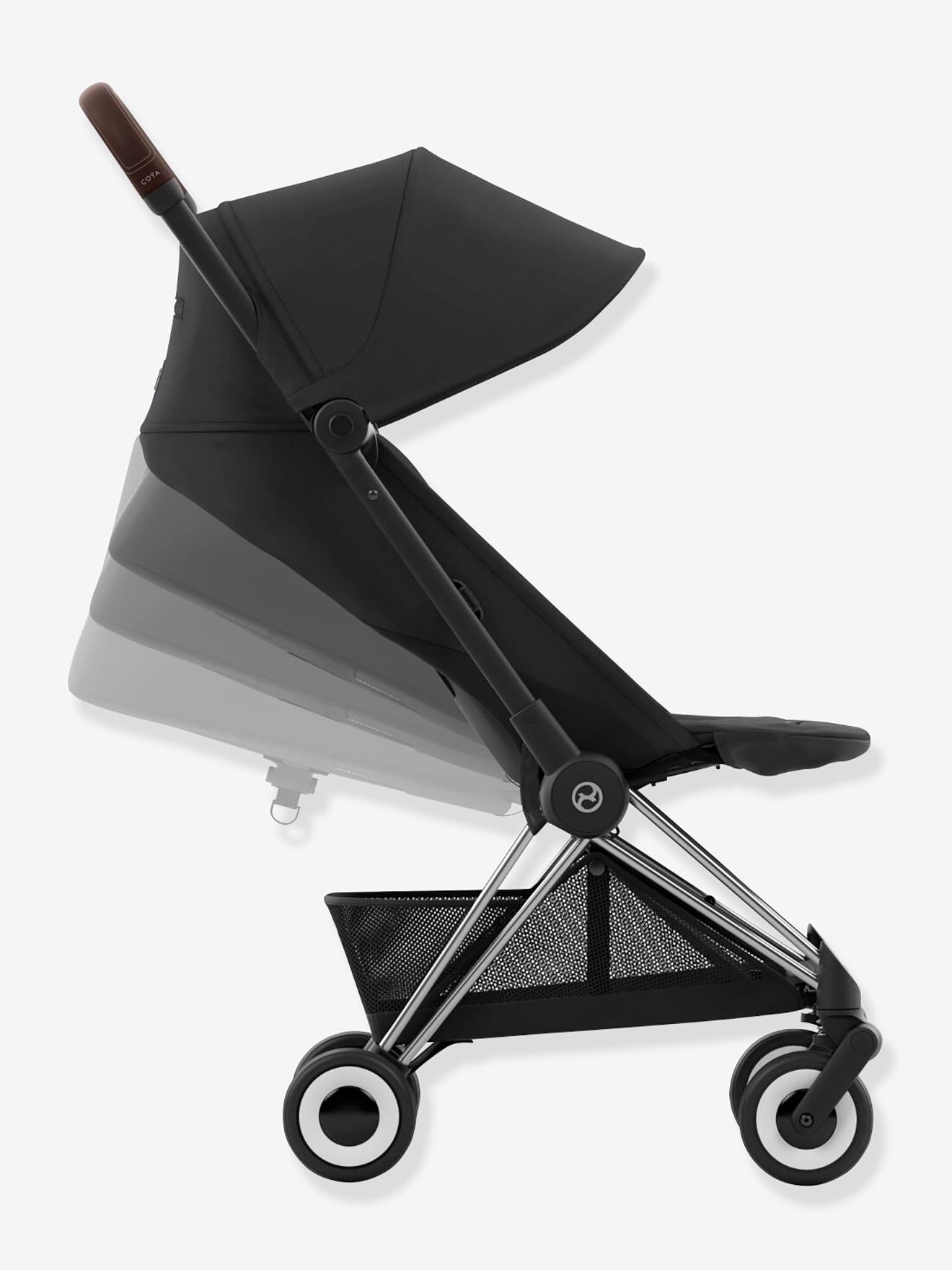 Poussette CYBEX Platinum Coya chrome brown/mirage grey