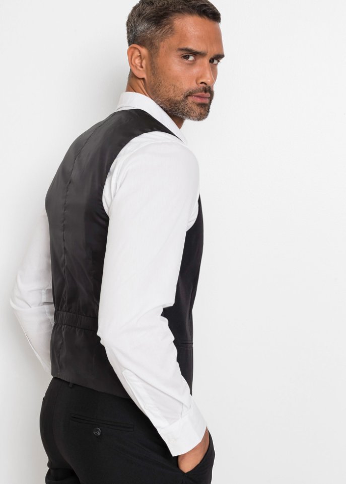 Anzug (4-tlg.Set): Sakko, 2 Hosen, Weste