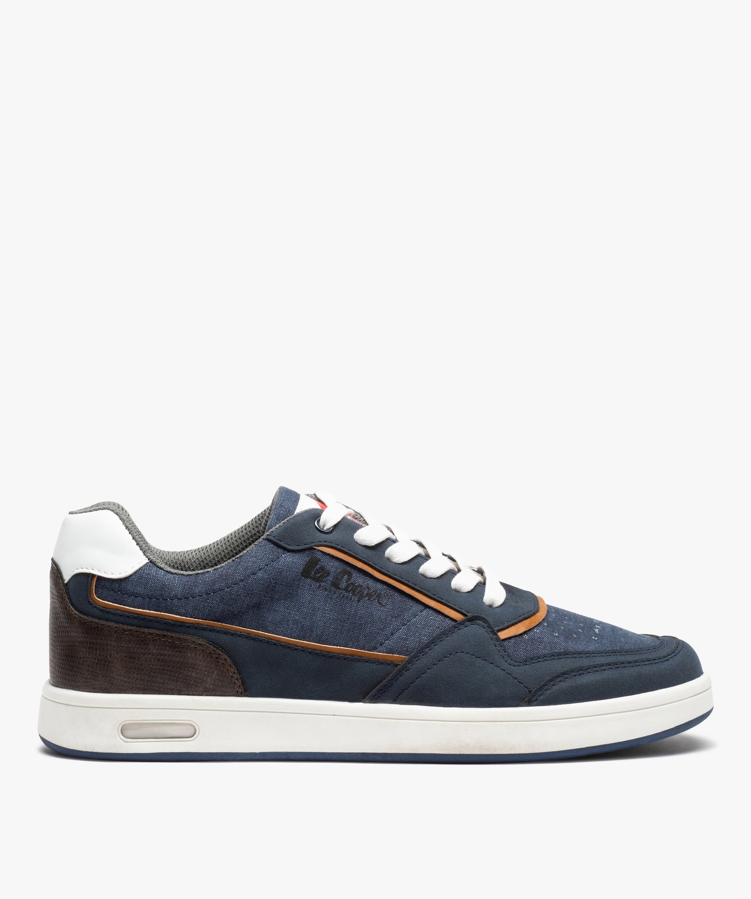 Baskets homme casual en toile - Lee Cooper marine | GEMO