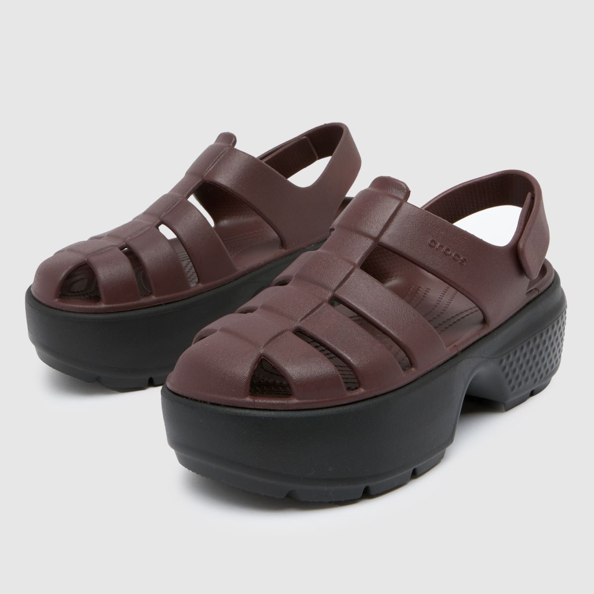 Crocs – Stomp Fisherman – Bruna sandaler