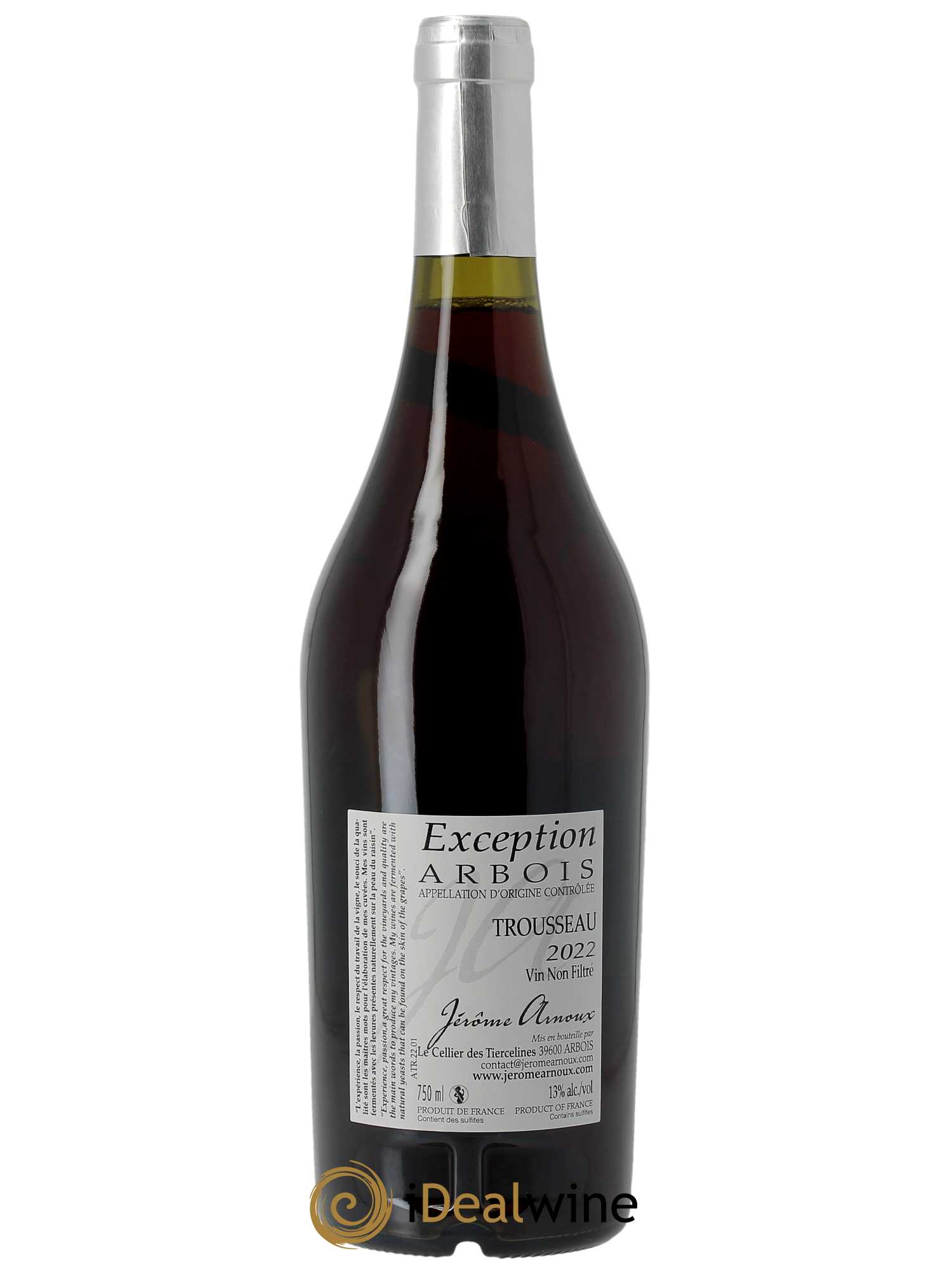 Arbois Exception Jérôme Arnoux  2022 - Lot de 1 Bouteille