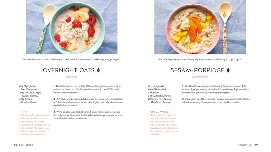 Kochen für Kleinkinder