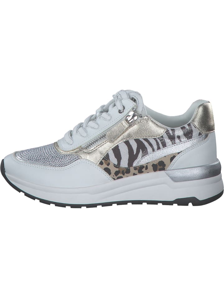 Marco Tozzi Sneakers Low in White comb günstig kaufen