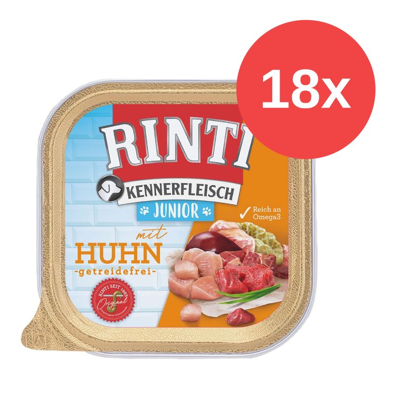 Sparpaket RINTI Kennerfleisch Junior 18 x 300 g