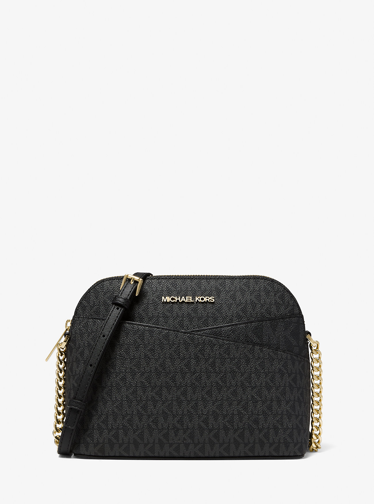 Jet Set Travel Medium Logo Dome Skulderveske - SVART