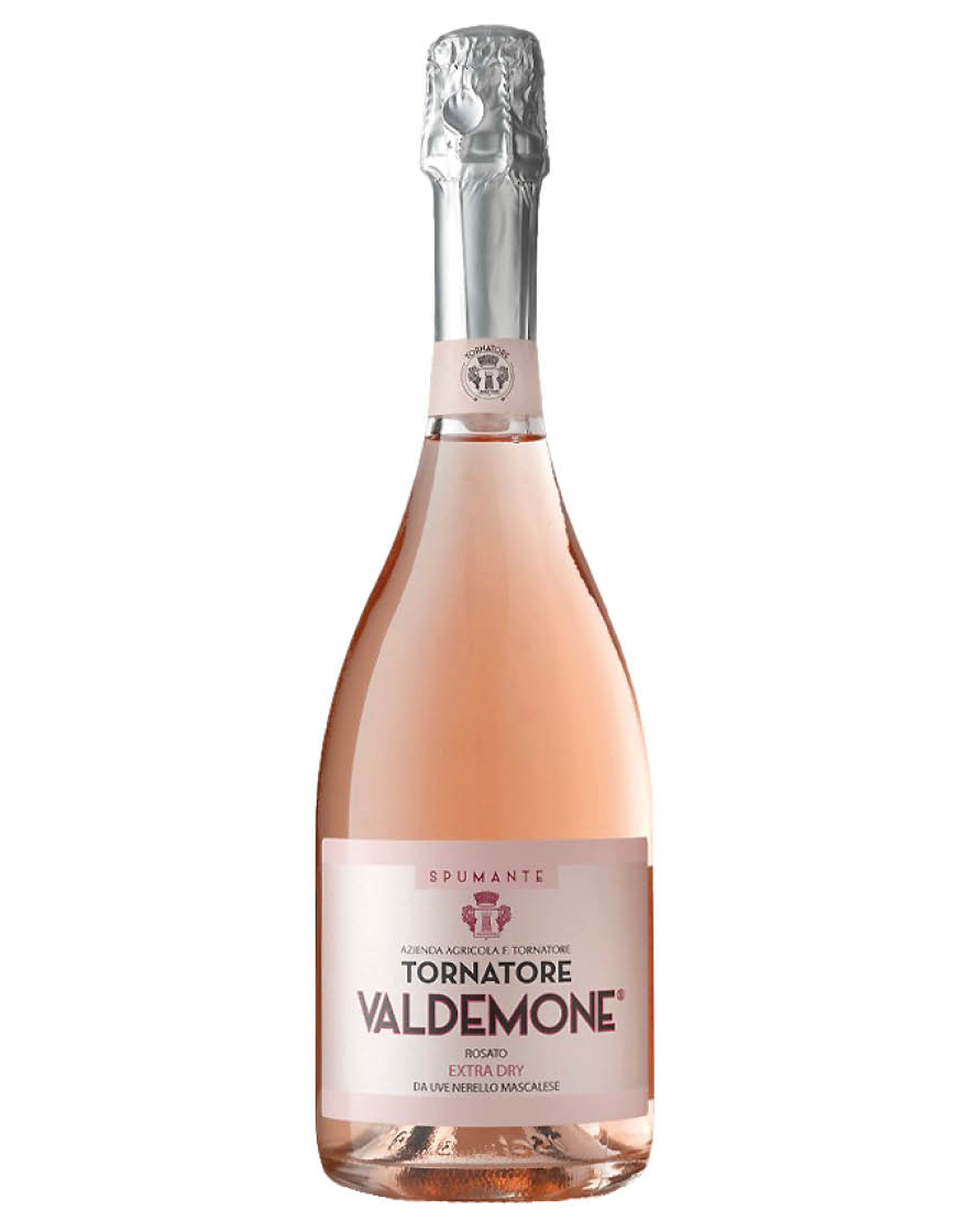 Vino Spumante Rosato Extra Dry da Uve Nerello Mascalese Valdemone Tornatore 0,75 ℓ