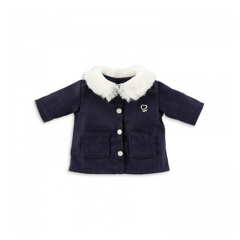 Manteau nuit étoilée pour poupon 36cm