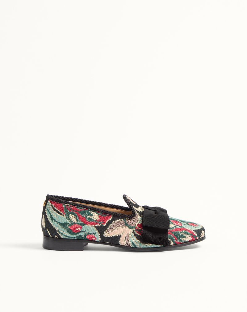 Mocassim Bowow em tecido Jacquard