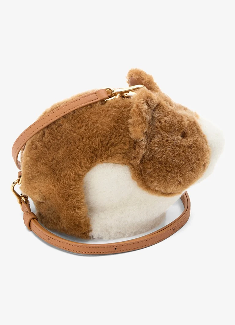 LOEWE Hamster sheepskin crossbody bag