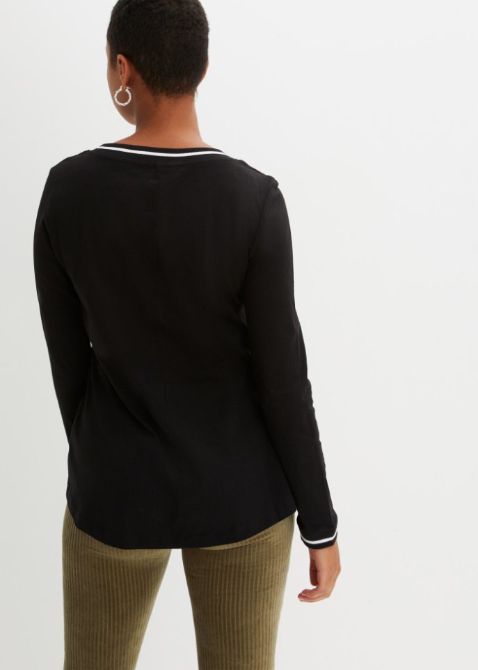 Langarmshirt aus Bio Baumwolle