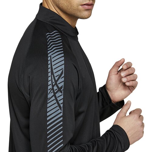 HERREN T-SHIRT ICON LS 1/2 ZIP