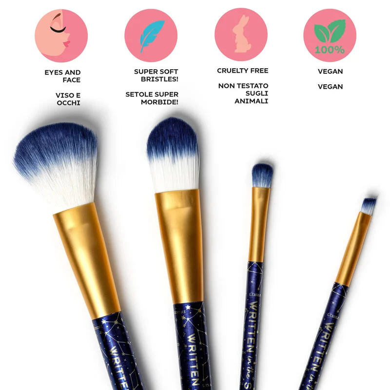 Juego de 4 brochas de maquillaje - ¡Oh My Glow!