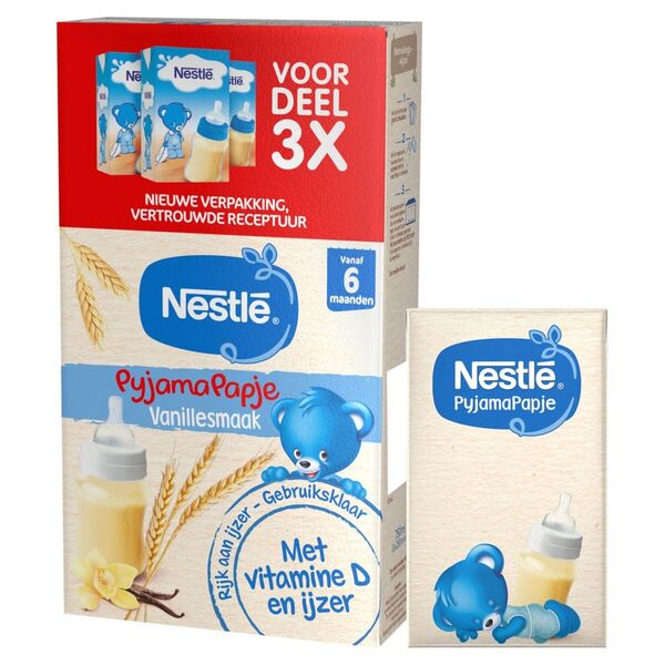 Nestlé 6 M Vanilla Pyjamapapje 3 x 250ml