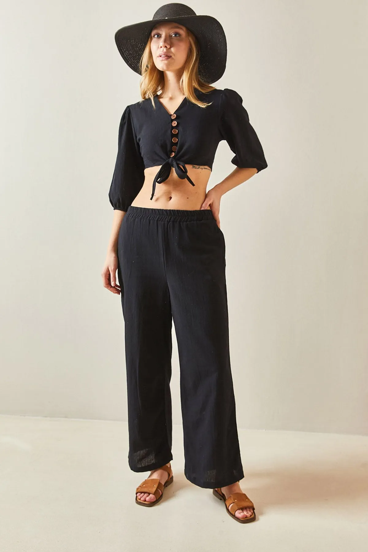XHAN  Zweiteiler - Schwarz - Regular Fit
