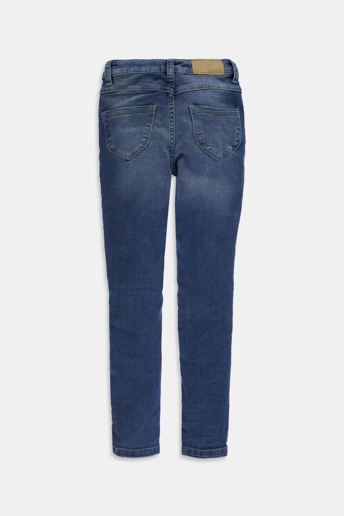 Stretch-Jeans mit Weitenservice und Verstellbund