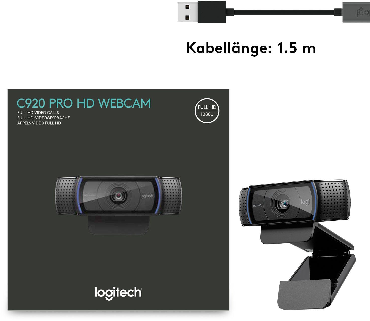 Logitech C920 HD PRO Webcam (Full HD)