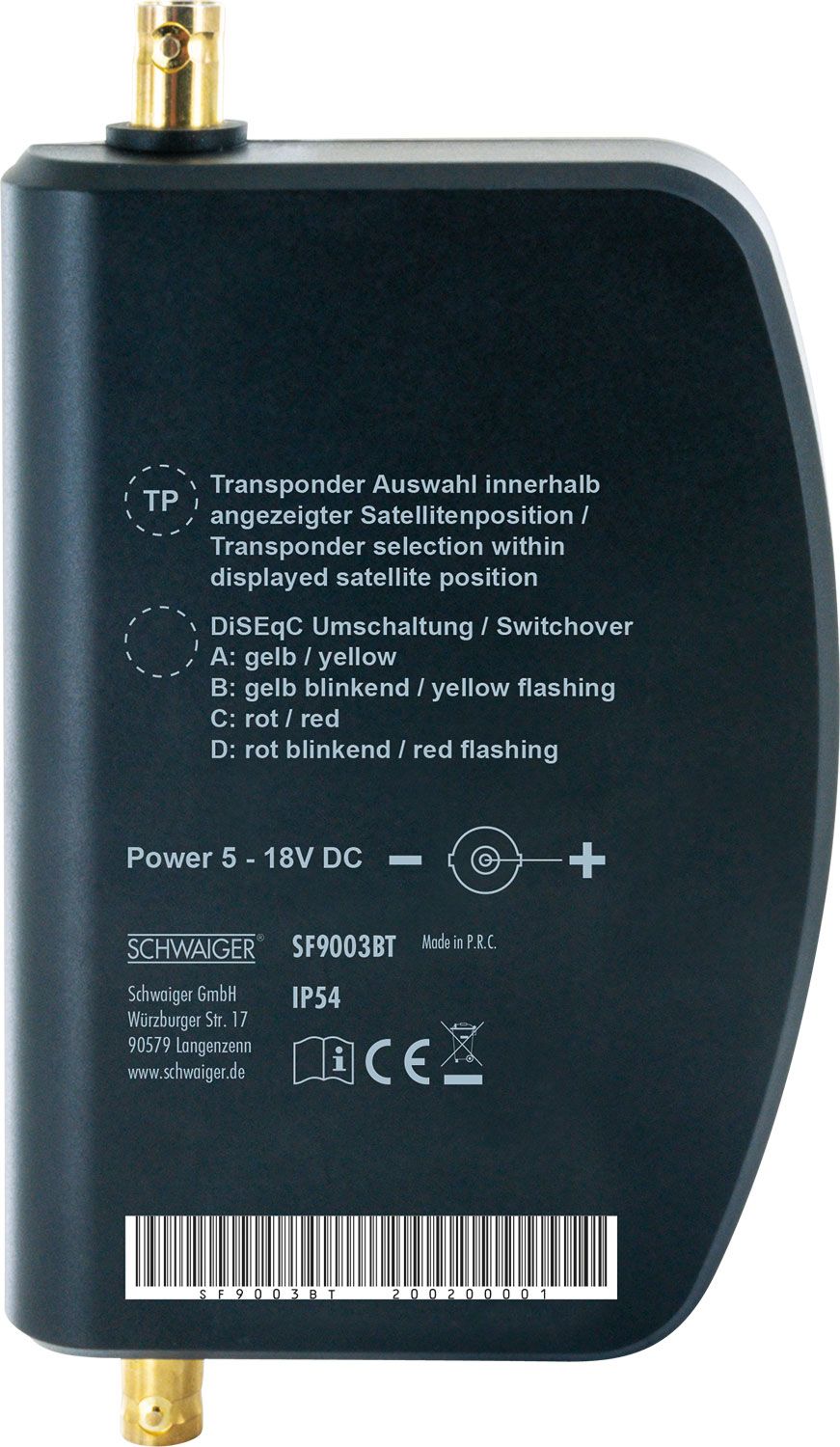 Schwaiger SF9003BT HD Satfinder
