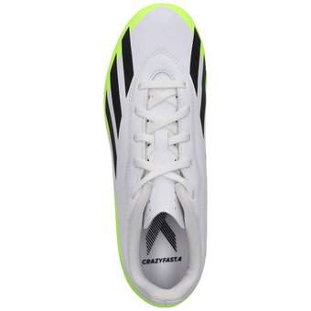 adidas X Crazyfast.4 FxG J Fußball in weiß