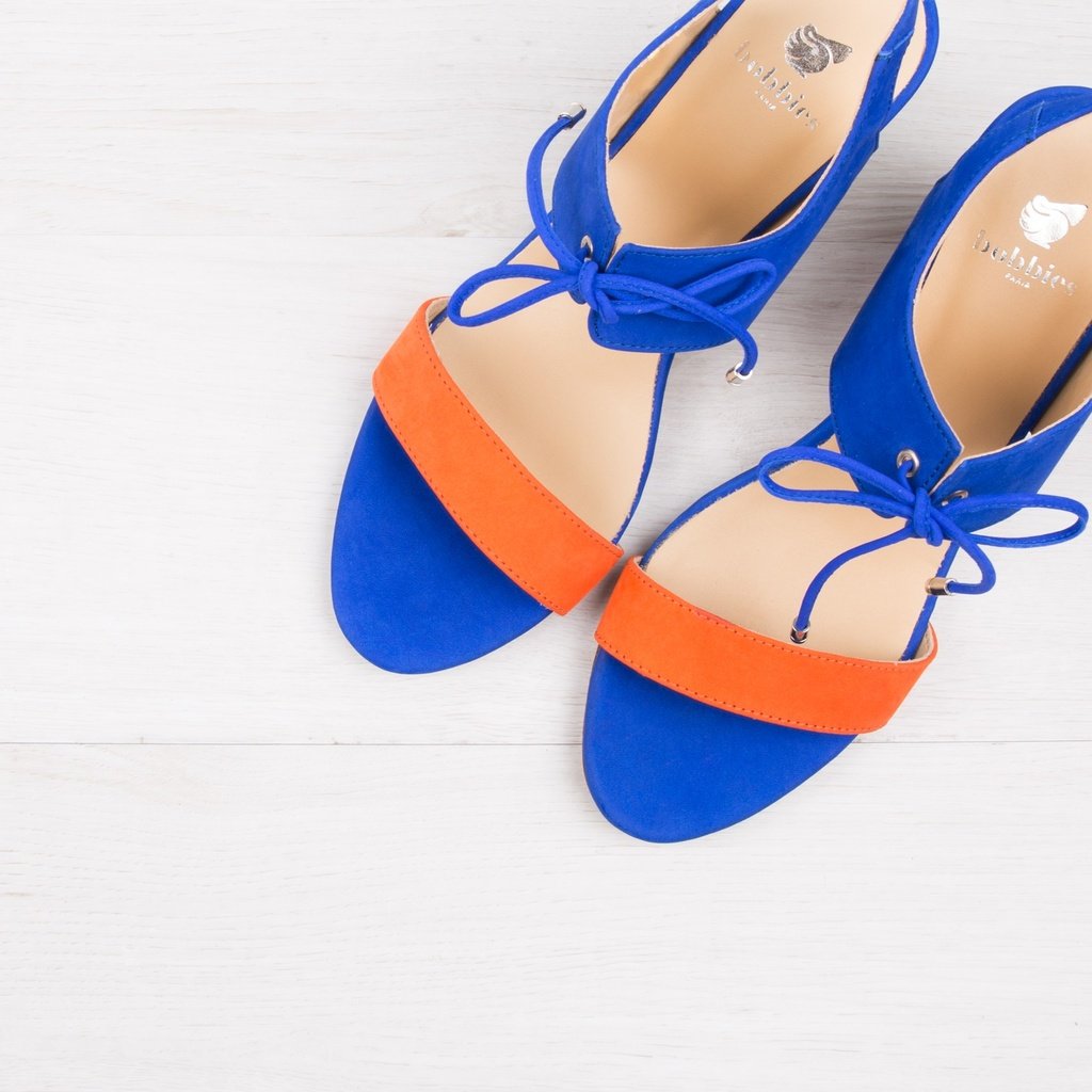 La Perchée - Bleu Aztek & Orange