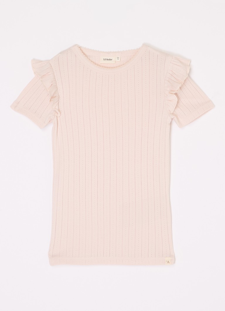 Camiseta Lil 'Atelier NMFRachel em mistura de algodão orgânico