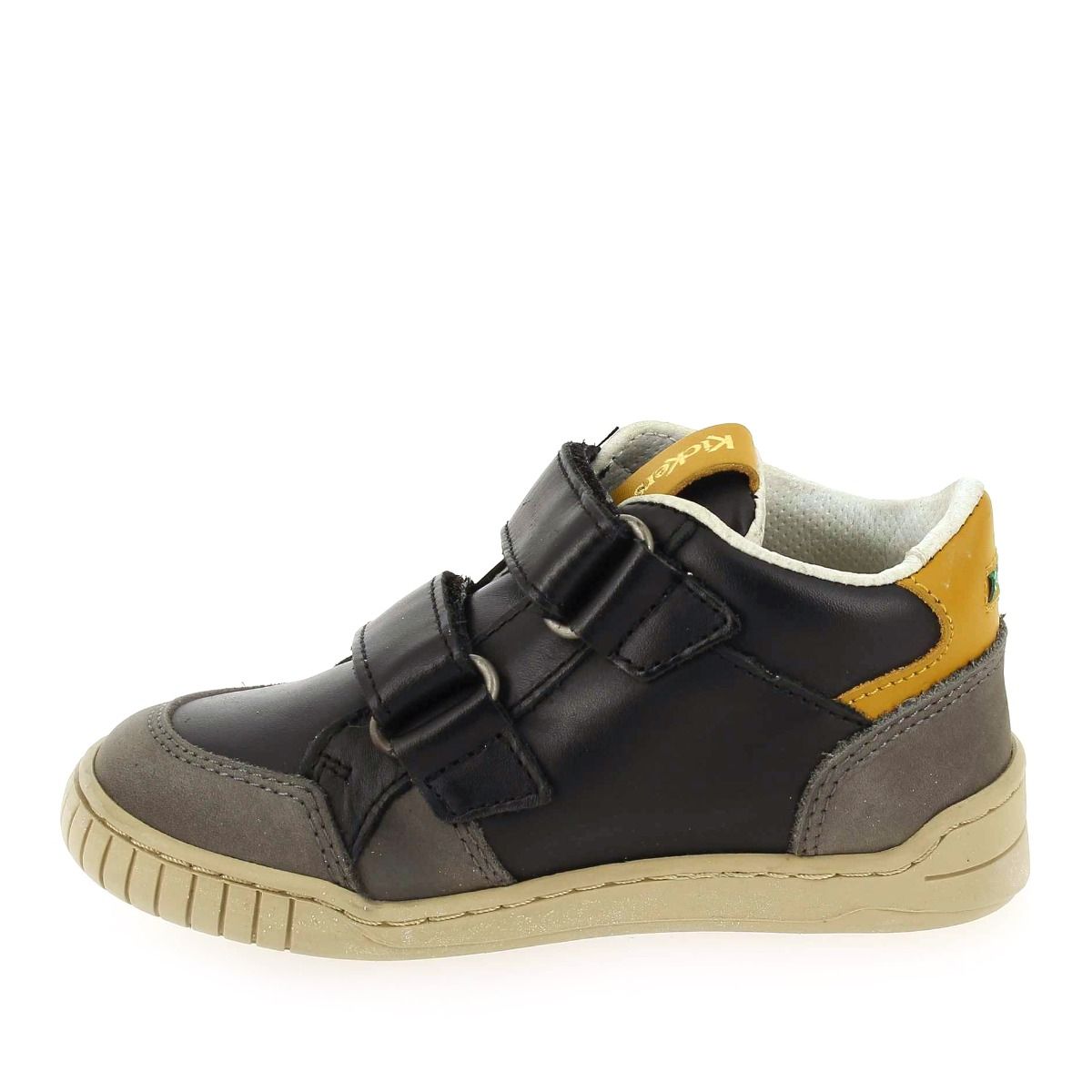 Kickers  WINCKY VEL - Gris jaune