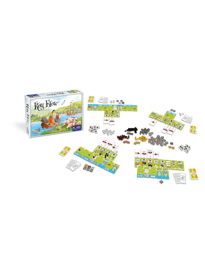 HUCH! Gesellschaftsspiel Key Flow in Bunt günstig kaufen onesize