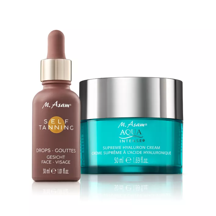 SUN & AQUA INTENSE Gesichtsbräunungsset & pralle Haut