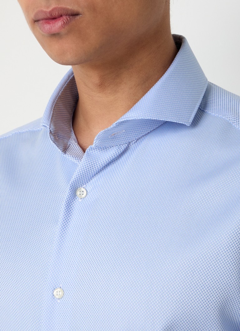 Boggi Milano Slim fit košulja s mikro uzorkom