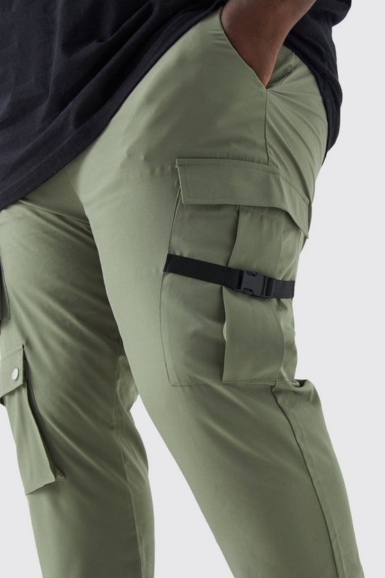 Plus Skinny Cargo-Hose mit Taschen