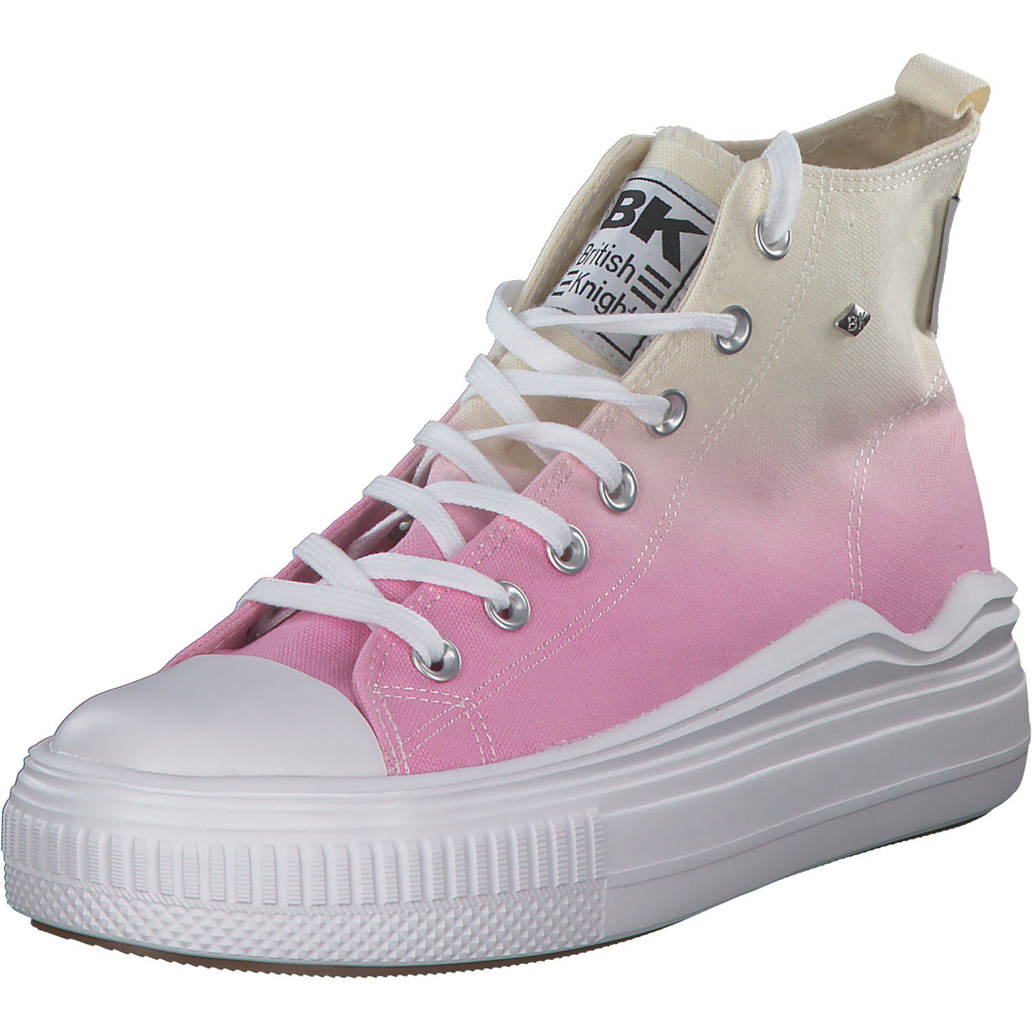 British Knights Kaya Flow Mid B51, Stiefel, Damen, pink white gradient