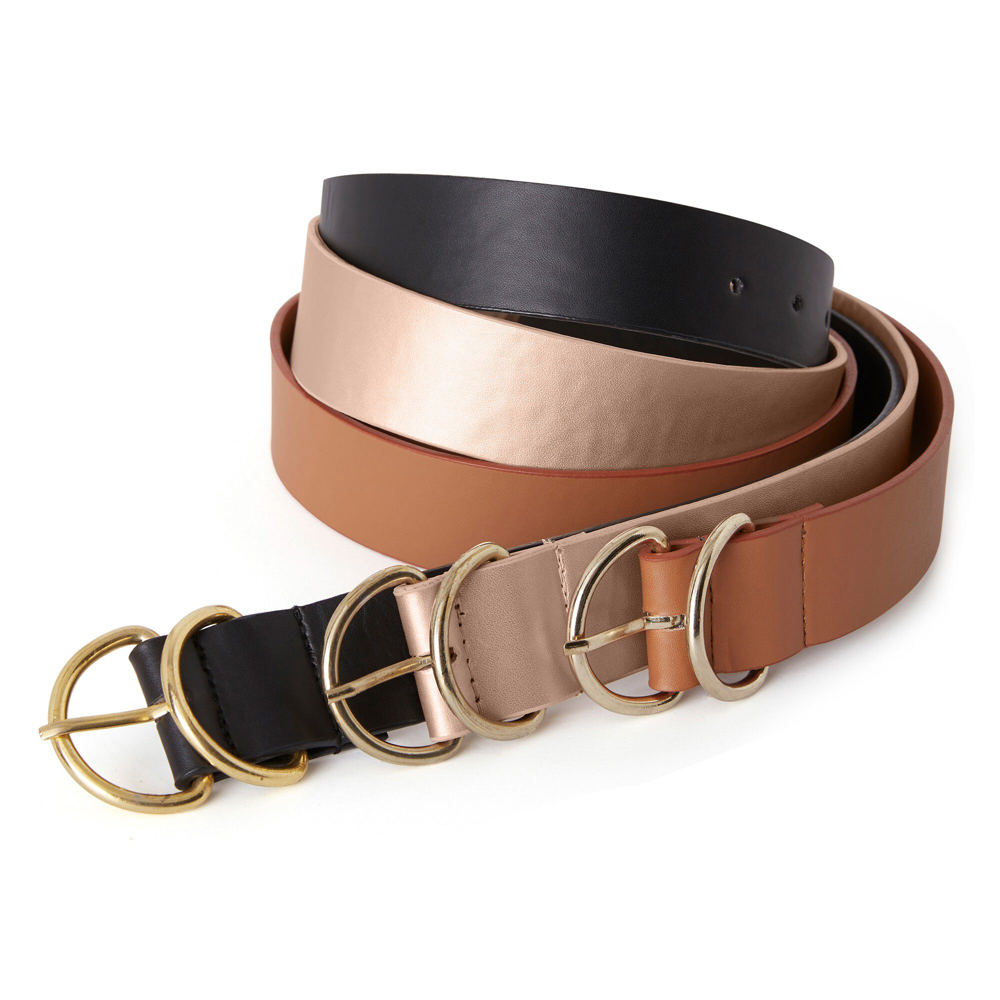 Ceinture fine double boucle