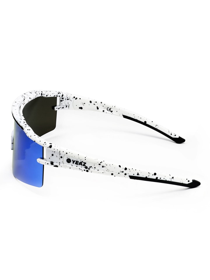 YEAZ SUNTHRILL SET Sport-Sonnenbrille Weiß/Blau in weiß / blau günstig kaufen onesize